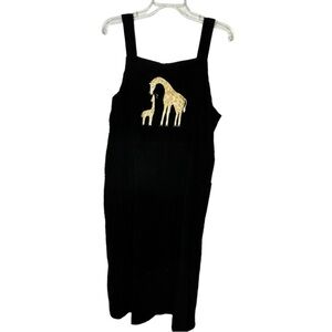 Vintage Christopher & Banks Corduroy Dress with Giraffes